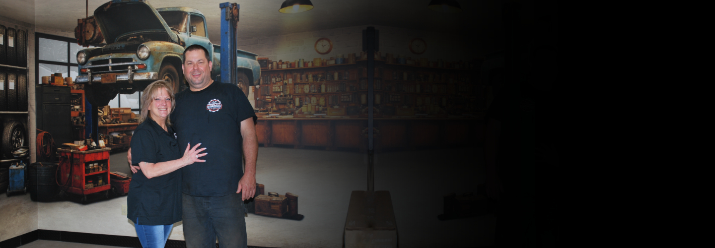 Couple Shot inside Shop 